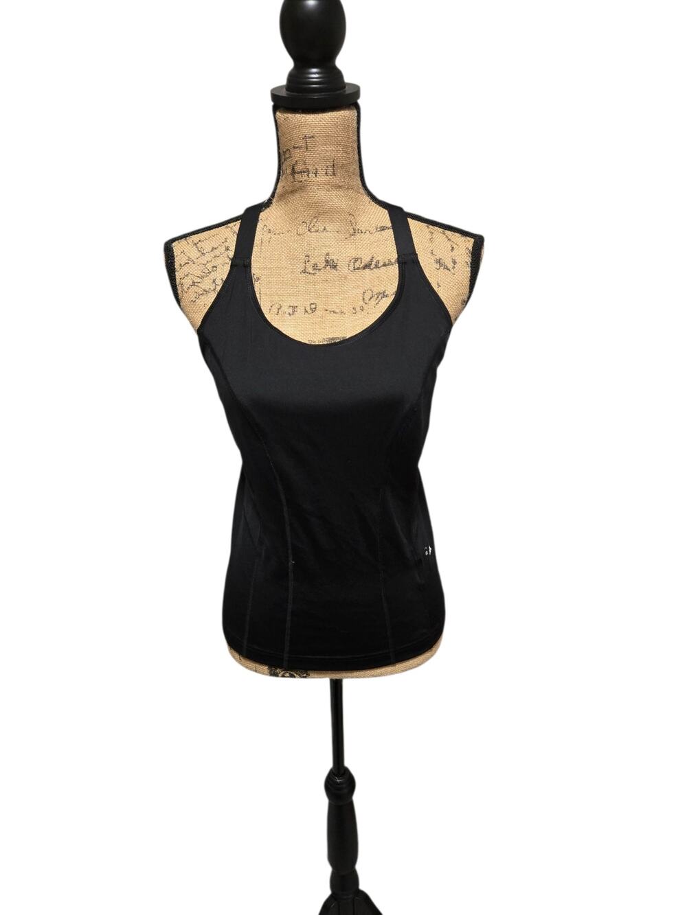 Adidas Stella McCartney black workout top, size medium